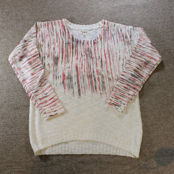 BRAND NEW LIKY Women Sweater, White, Size S - Picture 1 of 5